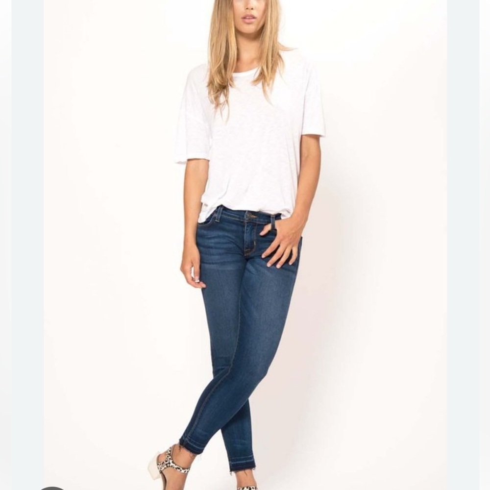 Hudson Krista Ankle Skinny Raw Hem Jean